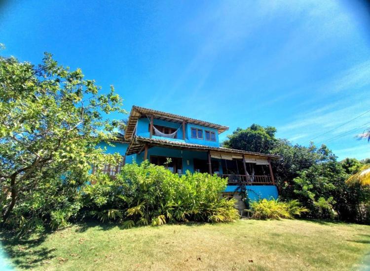 Espelho Bahia Blue House Bed and Breakfast Praia do Espelho Eksteriør billede