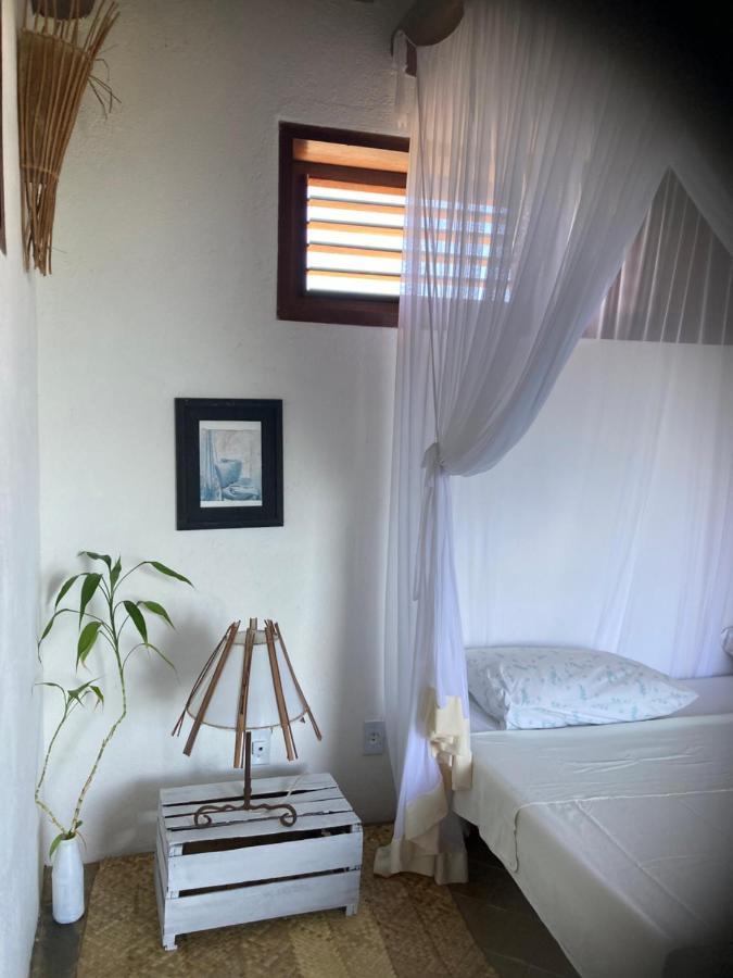 Espelho Bahia Blue House Bed and Breakfast Praia do Espelho Eksteriør billede