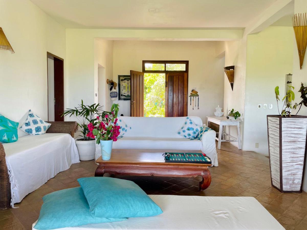 Espelho Bahia Blue House Bed and Breakfast Praia do Espelho Eksteriør billede