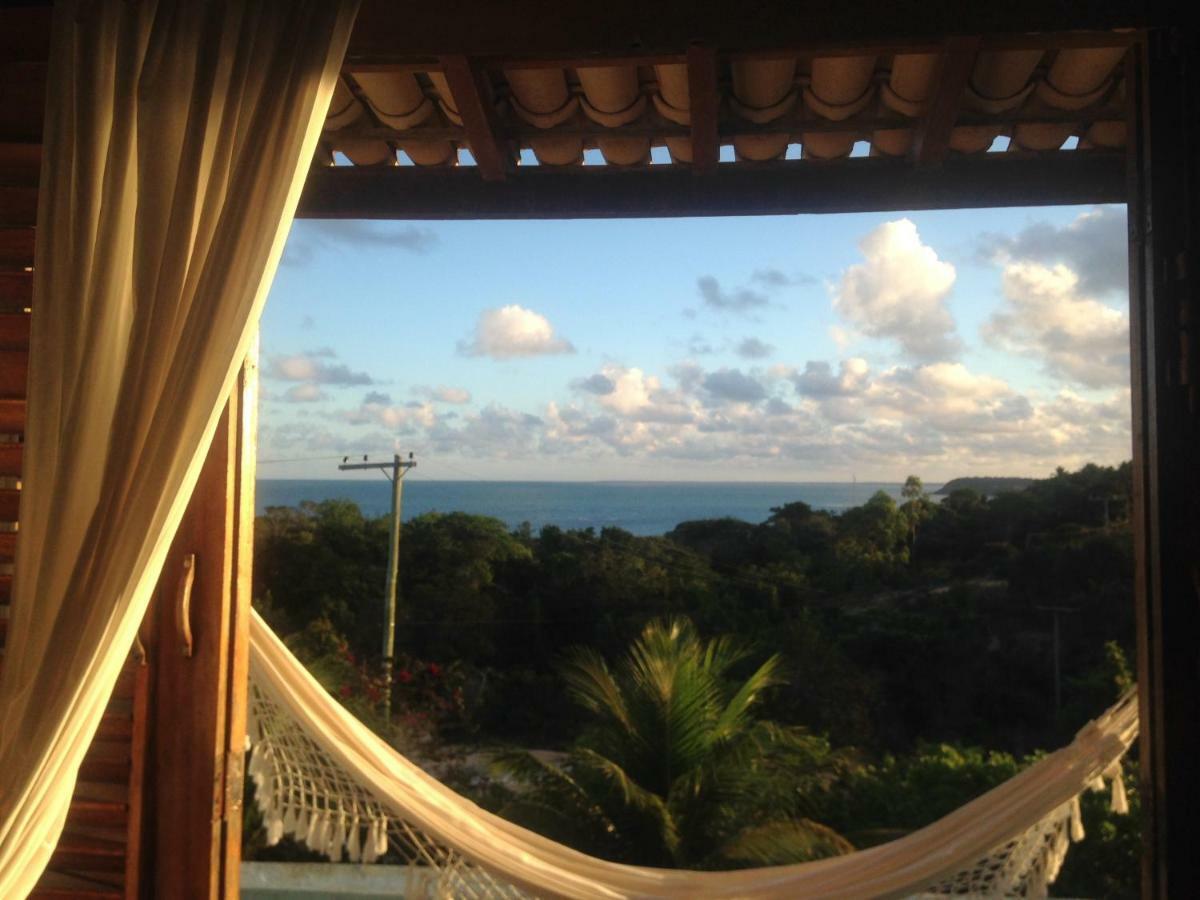 Espelho Bahia Blue House Bed and Breakfast Praia do Espelho Eksteriør billede